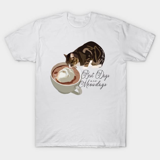 Best Days Are Meowdays T-Shirt by smoochugs